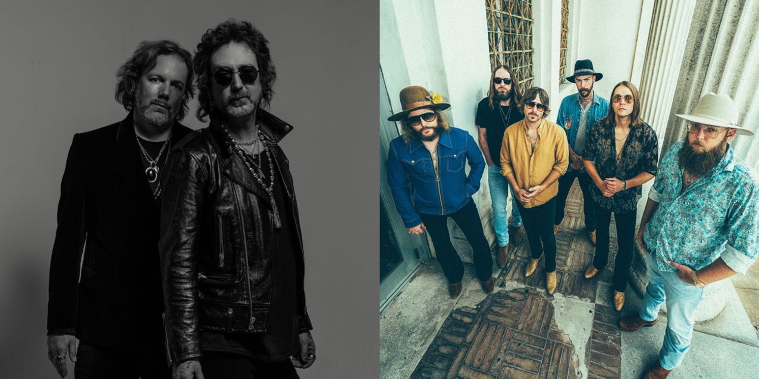 Genre-Defying Rock Legends The Black Crowes' Co-Headlining Southern Hospitality Tour with Whiskey Myers to Stop at Xfinity Center on June 19, 2026